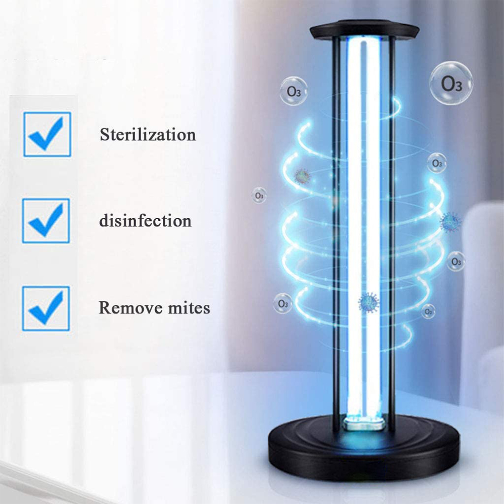 220V 38W Ozone UV Germicidal Light Disinfection Sterilizing Lamp Remote